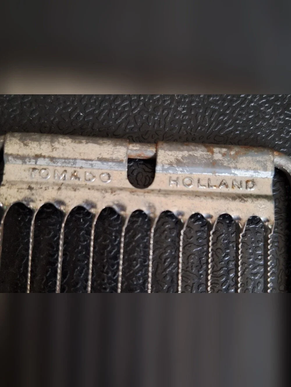 Vintage Tomado Holland Cheese / Tomato Slicer  with Wood Handle